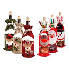 (W1829-14)Jouluviinipullon kansi Hyvää joulua koristeet kotiin Joulukoristeet Hyvää uutta vuotta Xmas Navidad Lahjat hinta ja tiedot | Joulukoristeet | hobbyhall.fi