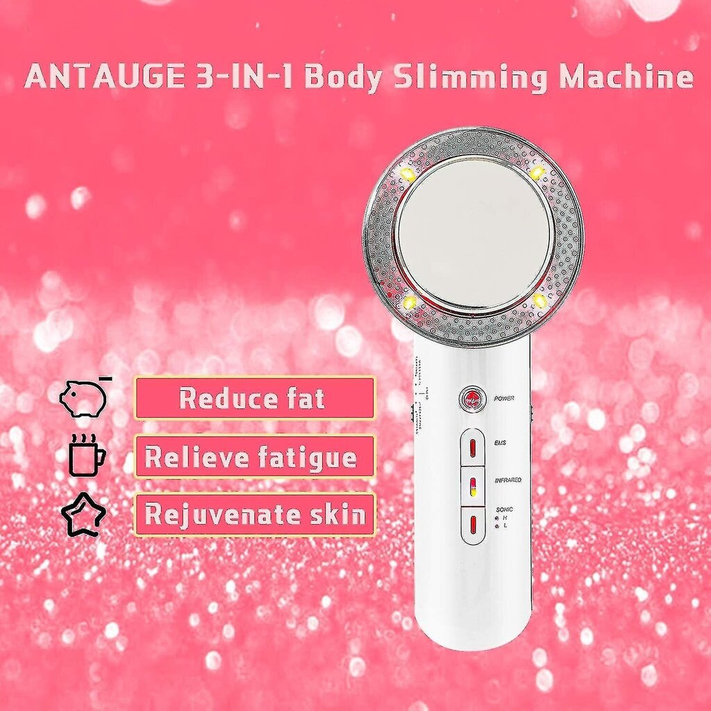 Ultrasonic 3 In 1 Hieronta Kavitaatiovirta Infrapuna Ems Fat Burner Spa Body Anti-Ce hinta ja tiedot | Hierontalaitteet | hobbyhall.fi