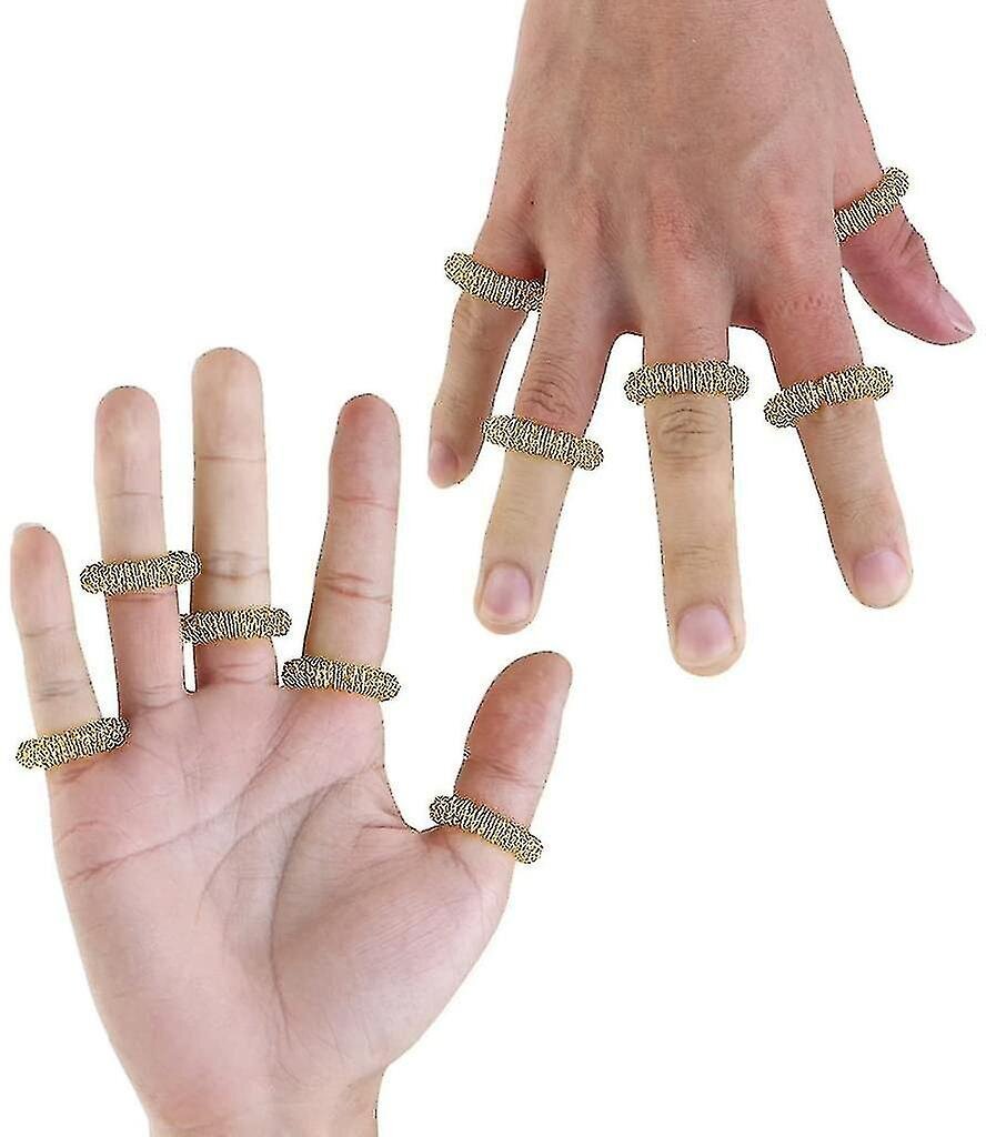 10 Kpl Spiky Sensory Finr Rings, Spiky Finr Ring/Sur Ring hinta ja tiedot | Hierontalaitteet | hobbyhall.fi