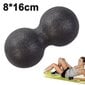 Peanut Massage Ball Double Lacrosse Hierontapallo Mobility Ball_8*16cm hinta ja tiedot | Hierontalaitteet | hobbyhall.fi