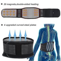 Ing Pad For Pain Pain Massa - Ed Waist Belt Wrap - Y Ja Selkäkipuja Lievittävä Selkärangan Avanne_XL hinta ja tiedot | Hierontalaitteet | hobbyhall.fi