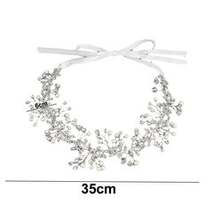 Rhinests Fl Piece Wedding Bridal H Asusteet Naisille Uusi Morsian hinta ja tiedot | Joulukoristeet | hobbyhall.fi