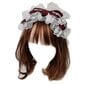 Victorian Retro Lace Sweet Kaksikerroksinen Otsapanta_Dark red hinta ja tiedot | Joulukoristeet | hobbyhall.fi