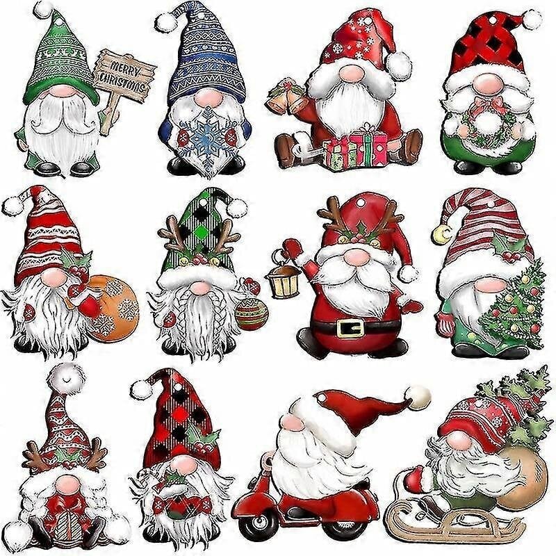 24Kpl Christmas Gnome Puiset Riippukoristeet Joulukuusikoristelu Lahjakoristeet hinta ja tiedot | Joulukoristeet | hobbyhall.fi