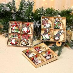 Puinen Jouluriipus Hyvää Joulun Sisustusta Kotiin 2023 Navidad Ornaments Christ_Pendants 2 hinta ja tiedot | Joulukoristeet | hobbyhall.fi