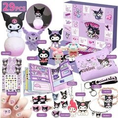 Adventtikalenteri 2024 Kulomi Character Merchandise Set, 29 kpl, pehmolelut, paperitavarat, tarvikkeet, rajoitettu erä hinta ja tiedot | Joulukoristeet | hobbyhall.fi