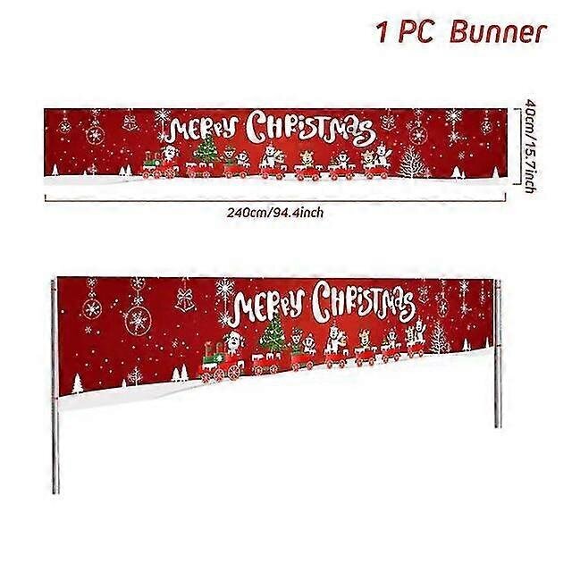 Joulun Ulkobanneri Hyvää Joulukoristeita Kotiin 2023 Outdoor Decor Xmas_3 hinta ja tiedot | Joulukoristeet | hobbyhall.fi