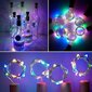 10 Pakkausta 30 Led-Viinipulloa Keijuvalot, Paristokorkin Muotoinen Joulukoristeet_Colorful hinta ja tiedot | Joulukoristeet | hobbyhall.fi