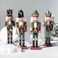 30 Cm Pähkinänsärkijä Nukke Tin Soldier Puinen Walnut Man Pieni Koriste_B hinta ja tiedot | Joulukoristeet | hobbyhall.fi