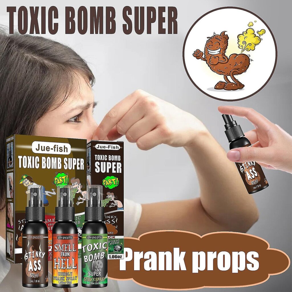 Stinky Prank , Stinky Ass Prank Fart , Stinky Prank Smells Bad_Poo smell hinta ja tiedot | Joulukoristeet | hobbyhall.fi