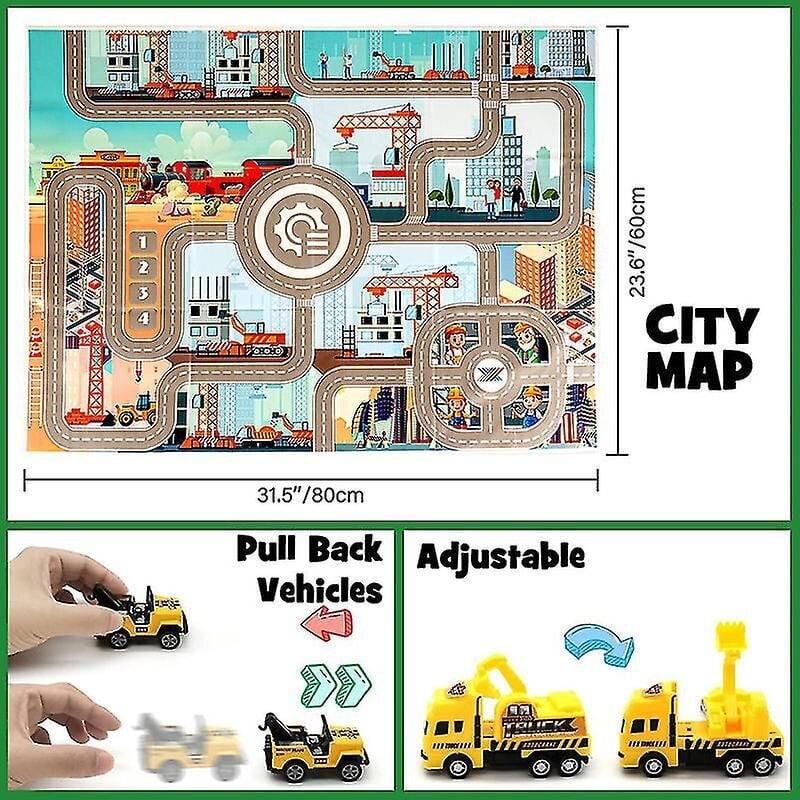 Autot Adventtikalenteri Lapsille Pojille 2023 Joulu, 24 Vedä takaisin Vehicles Leikkisetit Nosturihelikopteri Traktorin rakentaminen Tru hinta ja tiedot | Joulukoristeet | hobbyhall.fi