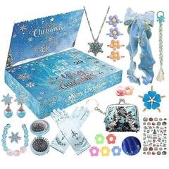 Frozen Advent Calendar Frozen Prinsessalaukku Korut 24 Päivän Lähtölaskenta Kalenterit Sokealaatikko Joululahjarasia hinta ja tiedot | Joulukoristeet | hobbyhall.fi