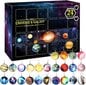 Space Advent Calendar - 24 Day Countdown Kalenteri Cosmic Galaxy Collection Set - Planetary Collection Set - 2024 Advent Calendar Set hinta ja tiedot | Joulukoristeet | hobbyhall.fi