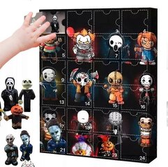 24X Halloween-nukke adventtikalenteri Painajainen ennen joulua Adventtikalenteri hinta ja tiedot | Joulukoristeet | hobbyhall.fi