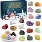 Adventtikalenteri 2024 24 Natural Crystal Agate Days Lasten adventtikalenteri 24 Days Of Series Joulukalenteri adventtikalenteri 2024 Chri hinta ja tiedot | Joulukoristeet | hobbyhall.fi