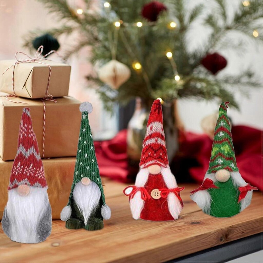 Joulutonttu adventtikalenteri 2024, 24 pehmo gnome-nukke Joulukalenteri, jouluinen pehmotonttulelusarja aikuisille ja lapsille hinta ja tiedot | Joulukoristeet | hobbyhall.fi