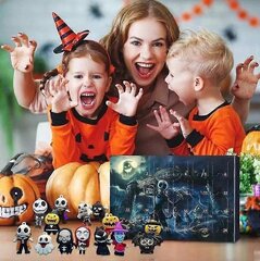 Halloween 24 päivän lähtölaskenta Adventtikalenteri 24 kauhunukkeja lasten lelulahjaksi hinta ja tiedot | Joulukoristeet | hobbyhall.fi