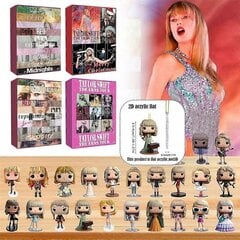 Adventtikalenteri 2024 Joulu 24 päivän lähtölaskenta Blind Box Taylor Swift Riipukset 2D Akryyli Riippuvat koristeet Lahja hinta ja tiedot | Joulukoristeet | hobbyhall.fi