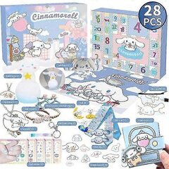 2024 joulukalenteri Kuromi My Melody Cinnamoroll Sanrio Lelutarvikkeet Lapset Tytöt Cal hinta ja tiedot | Joulukoristeet | hobbyhall.fi