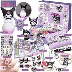 Joulun adventtikalenteri 2024 Kuromi My Melody Cinnamoroll Sanrio Lelutarvikkeet Joulukalenteri Lapset Lahjat hinta ja tiedot | Joulukoristeet | hobbyhall.fi