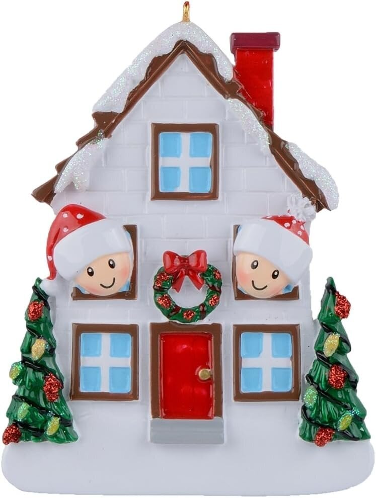 Kouzhijia Christmas House henkilökohtainen koristelu ystävänpäivälahja hinta ja tiedot | Joulukoristeet | hobbyhall.fi