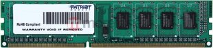 Patriot DDR3 4GB 1333MHz CL9 (PSD34G133381) hinta ja tiedot | Patriot Tietokoneet ja pelaaminen | hobbyhall.fi