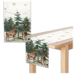 Jouluinen pöytäjuoksija, pöytäliina, jouluaatto, joulu, 180x33 cm hinta ja tiedot | Joulukoristeet | hobbyhall.fi