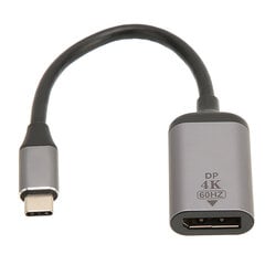 USB C-DisplayPort -sovitin 4K 60 Hz liukumaton muotoilu Plug and Play USB C - Mini DP -sovitin tabletin VR-kuulokkeille hinta ja tiedot | Projektorien kiinnikkeet ja tarvikkeet | hobbyhall.fi