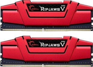 G.Skill Ripjaws V, DDR4, 16GB (8GBx2), 2400MHz, CL15 (F4-2400C15D-16GVR) hinta ja tiedot | Muisti (RAM) | hobbyhall.fi