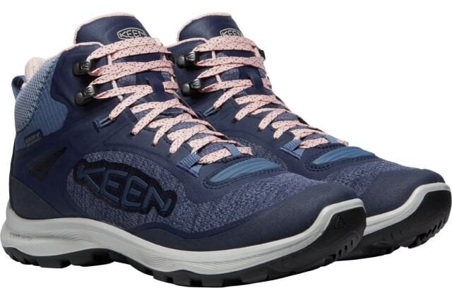 Naisten saappaat Keen TERRADORA FLEX MID WP WOMEN, Vintage Indigo/Peachy hinta ja tiedot | Naisten saappaat | hobbyhall.fi