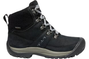 Naisten saappaat Keen Kaci Iii Winter Mid Wp Women's , Black/Steel Grey hinta ja tiedot | Naisten saappaat | hobbyhall.fi