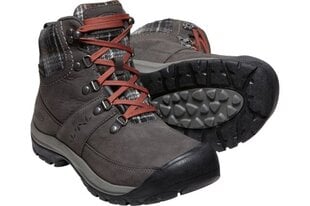 Naisten saappaat Keen Kaci Iii Winter Mid Wp Women's , Magnet/Black Plaid hinta ja tiedot | Naisten saappaat | hobbyhall.fi