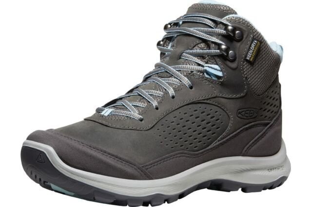 Naisten saappaat Keen Terradora Explorer Mid Wp Women's , Steel Grey/Clear Sky hinta ja tiedot | Naisten saappaat | hobbyhall.fi