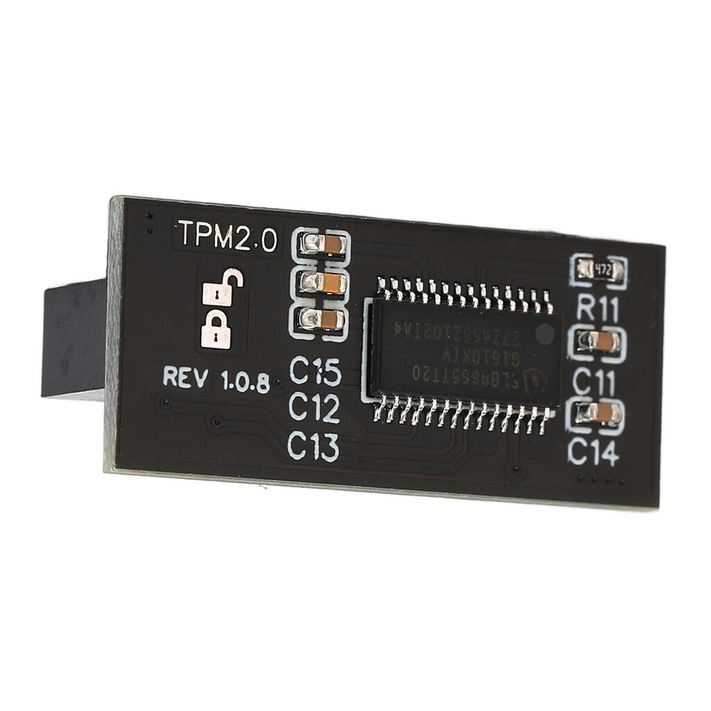 TPM 2.0 -salauksen suojausmoduuli 20-pinninen LPC-salauksen suojausmoduuli MSI:lle GC 20Pin SPI:lle TPM2.0 hinta ja tiedot | Kameran muistikortit | hobbyhall.fi