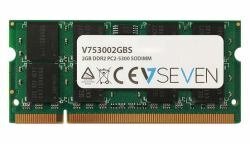V7 DDR2 SODIMM 2GB 667MHz CL5 (V753002GBS) hinta ja tiedot | Muisti (RAM) | hobbyhall.fi