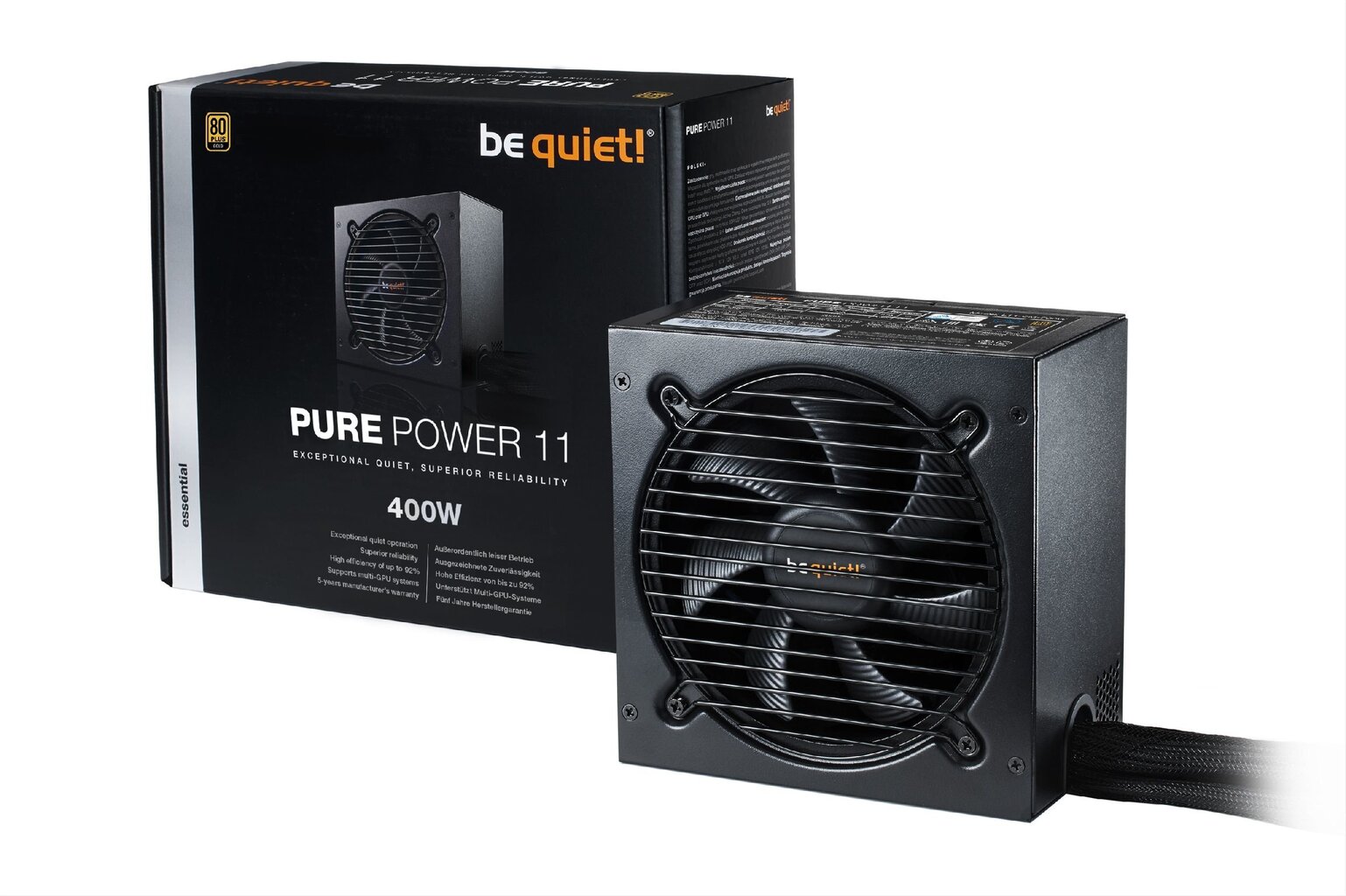 Be Quiet! Pure Power 11 400W hinta ja tiedot | Virtalähteet | hobbyhall.fi