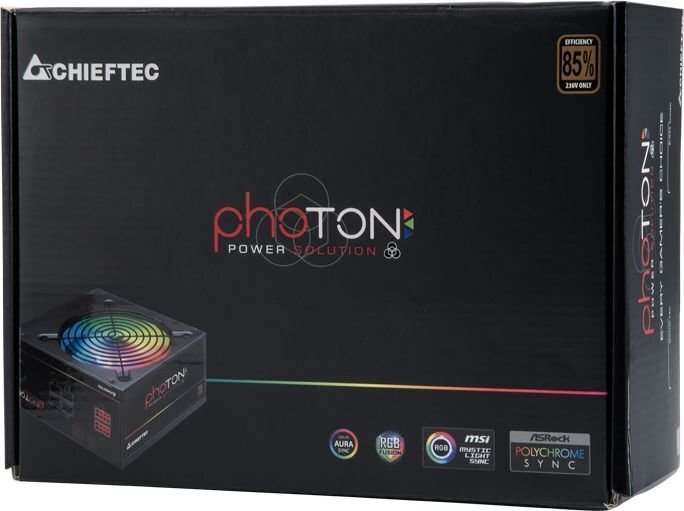 Chieftec CTG-650C-RGB hinta ja tiedot | Virtalähteet | hobbyhall.fi