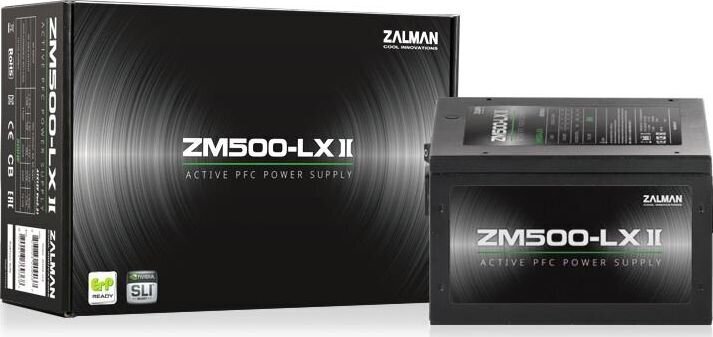Zalman ZM500-LXII hinta ja tiedot | Virtalähteet | hobbyhall.fi