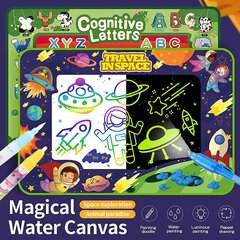 Opettavainen Aqua Magic Doodle-matto piirustuskankaalle oppimislelu pojille tytöille hinta ja tiedot | Maalaustarvikkeet | hobbyhall.fi