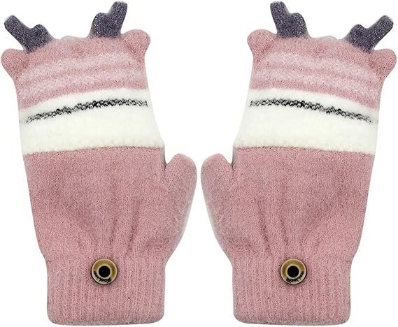 Glove Cabriolet Flip Top Lämmin Pehmeä Fingerless Keskivaaleanpunainen hinta ja tiedot | Pyyhkeet | hobbyhall.fi