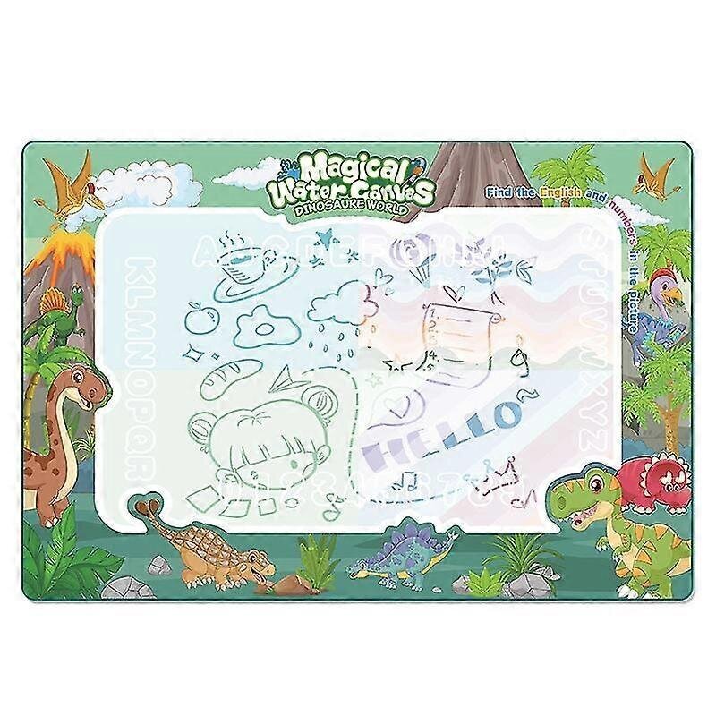 Vesimatto Water Doodle Mat - Uudelleenkäytettävä lasten piirustuslelu, sotkumaton väritystaulu eläinmaailman kuviolla hinta ja tiedot | Maalaustarvikkeet | hobbyhall.fi