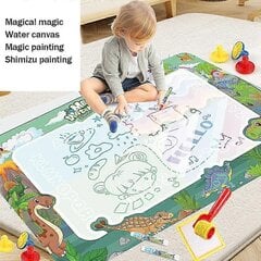 Vesimatto Water Doodle Mat - Uudelleenkäytettävä lasten piirustuslelu, sotkumaton väritystaulu eläinmaailman kuviolla hinta ja tiedot | Maalaustarvikkeet | hobbyhall.fi