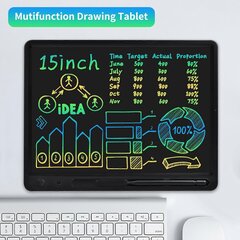 15 tuuman digitaalinen piirustustabletti LCD kirjoitus uudelleenkäytettävä elektroninen grafiikkalevy kannettava lasten käsinkirjoitusalusta toimistoon ja kotiin hinta ja tiedot | Maalaustarvikkeet | hobbyhall.fi