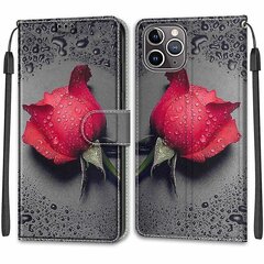 Uusi Iphone 13 Pro Max Voltage -värillinen piirustus magneettilukko Vaakasuuntainen Flip Pu -nahkakotelo pidikkeellä ja korttipaikalla (c14 Black Water Drop Rose) hinta ja tiedot | Maalaustarvikkeet | hobbyhall.fi