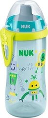 Kuppi pillillä ja pidikkeellä, NUK 255410 FLEXI CUP, 300 ml hinta ja tiedot | Tuttipullot ja tarvikkeet | hobbyhall.fi