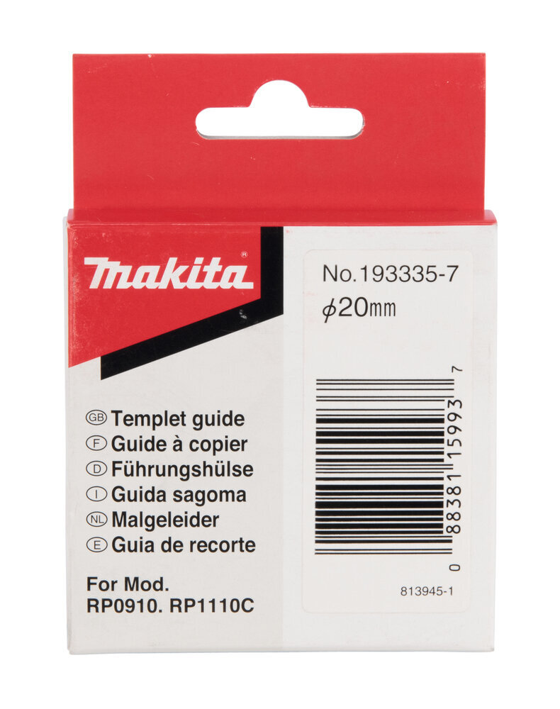 193335-7 Mallineohjain 18x20x13mm Makita hinta ja tiedot | Käsityökalut | hobbyhall.fi