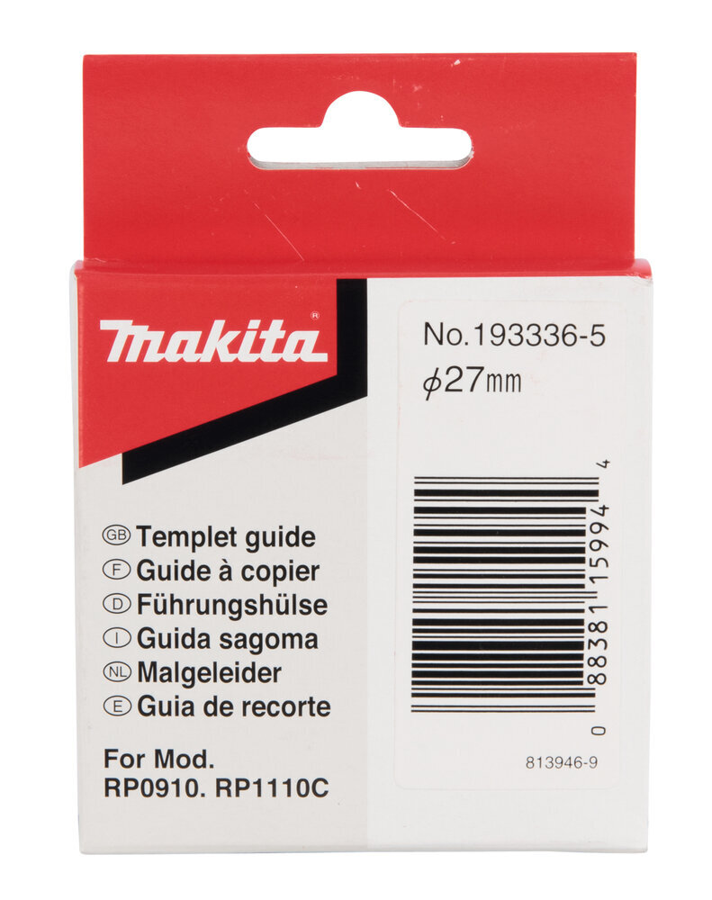 193336-5 Mallineohjain 24x27x13mm Makita hinta ja tiedot | Käsityökalut | hobbyhall.fi