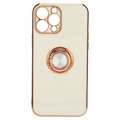 Puhelinkuori Iphone 13 Pro Max -puhelimelle ruusukultalla kimaltelevalla rengastelineellä Naiset Ultraohut Pehmeä Joustava TPU-puhelimen kansi Valkoinen hinta ja tiedot | Puhelimen kuoret ja kotelot | hobbyhall.fi