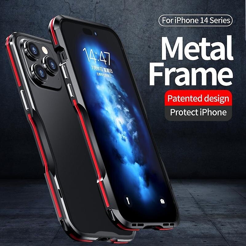 putoamaton puskurikotelo iPhone 15 Pro Max:lle metallirunkoinen ruuvilukko matkapuhelimen suojakuori hinta ja tiedot | Puhelimen kuoret ja kotelot | hobbyhall.fi