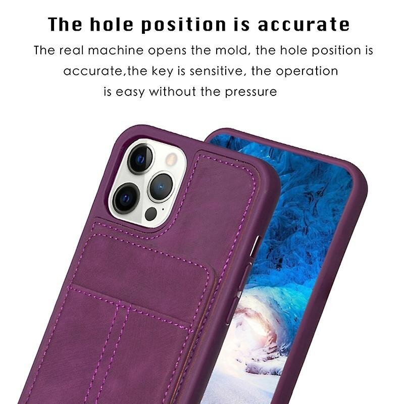 iPhone 15 Plus -korttikotelolle Design-puhelinkoteloteline naarmuuntumaton PU-nahka + TPU-mobiilisuojus hinta ja tiedot | Puhelimen kuoret ja kotelot | hobbyhall.fi